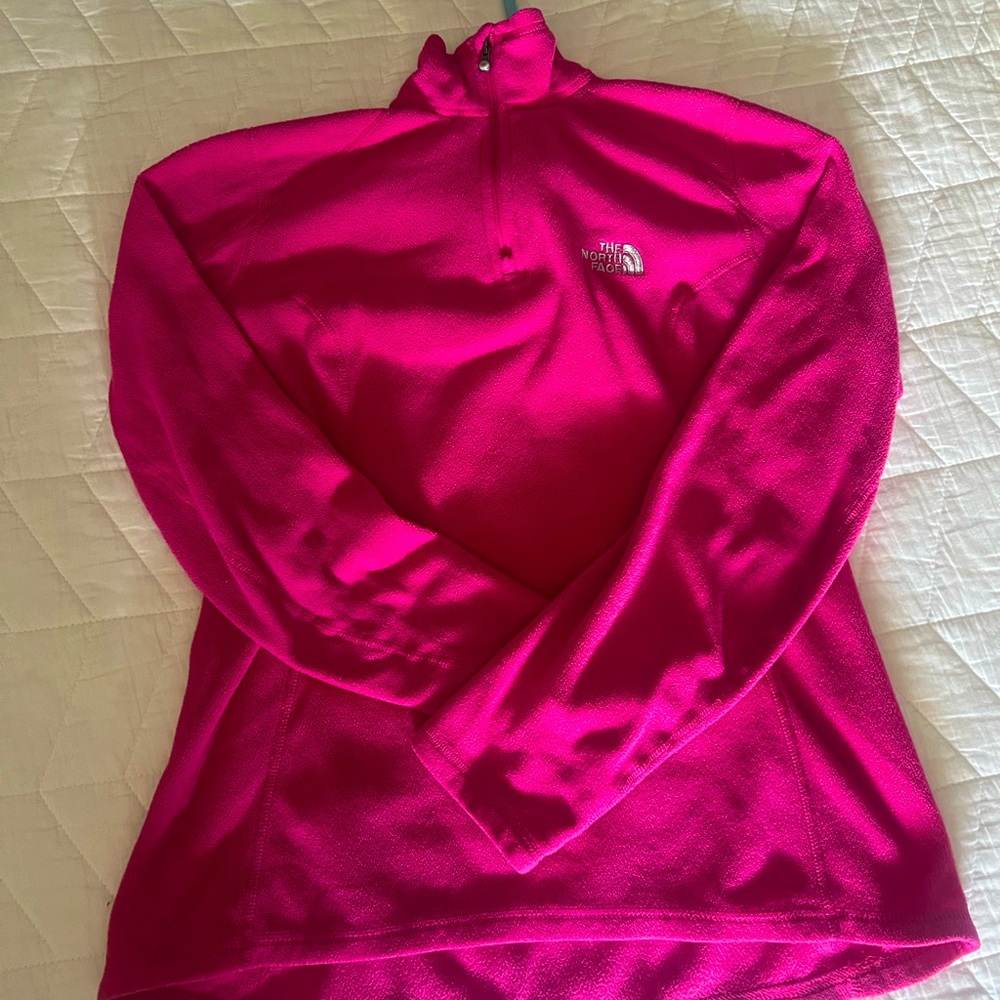 Pink North Face fleece